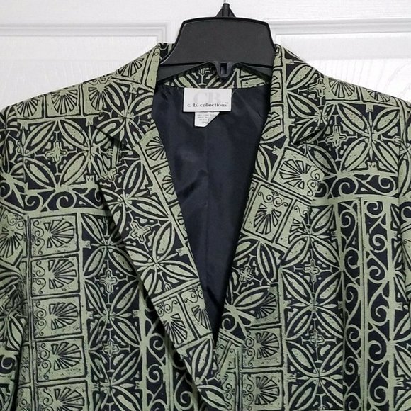 CB Collections Women's 1 Button Blazer ~ Sz S - Picture 2 of 3